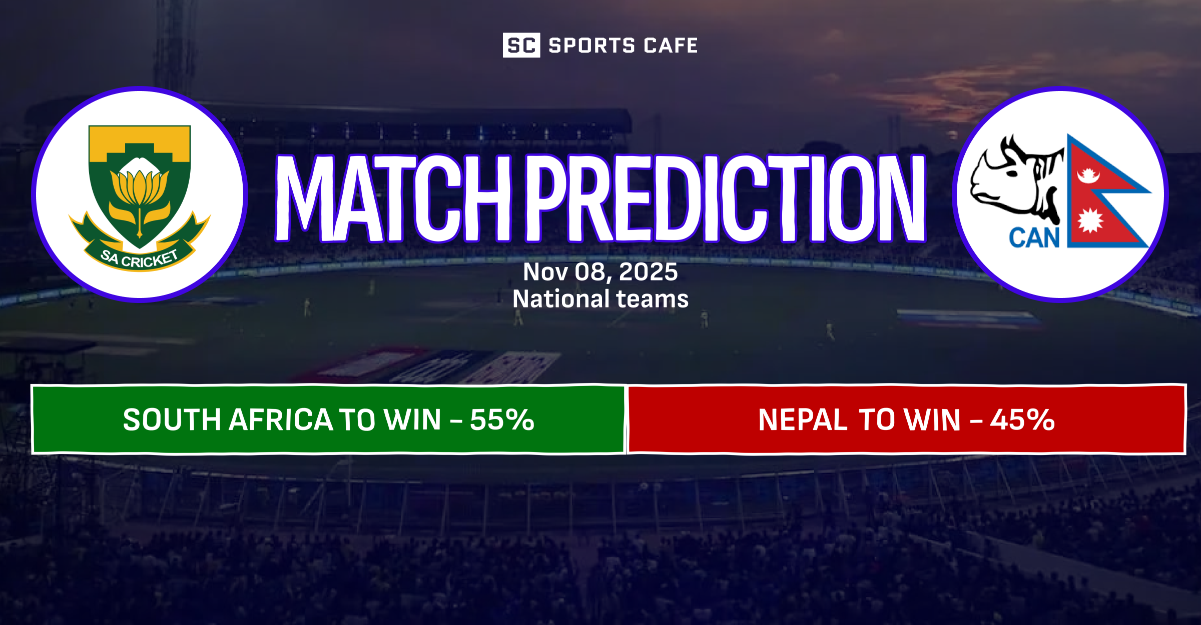 South Africa vs Nepal
